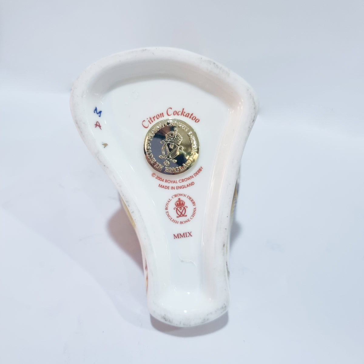 Vintage Royal Crown Derby Cockatoo Porcelain Figurine