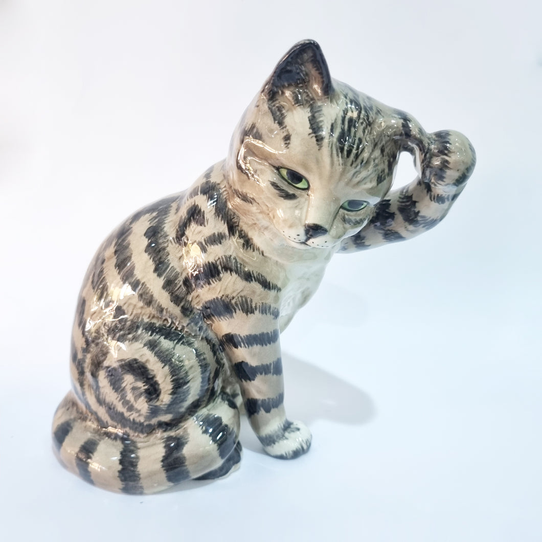 Antique Beswick Porcelain Tabby Kitten Figurine