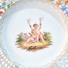 Antique Meissen Reticulated Porcelain Wall Plate