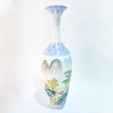 Antique Chinese Eggshell Porcelain Vase
