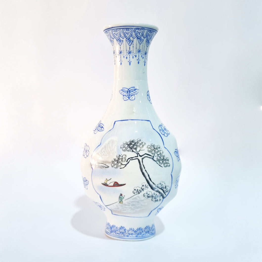 Antique Chinese Eggshell Porcelain Small Vase