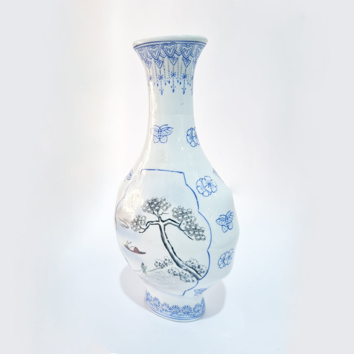 Antique Chinese Eggshell Porcelain Small Vase