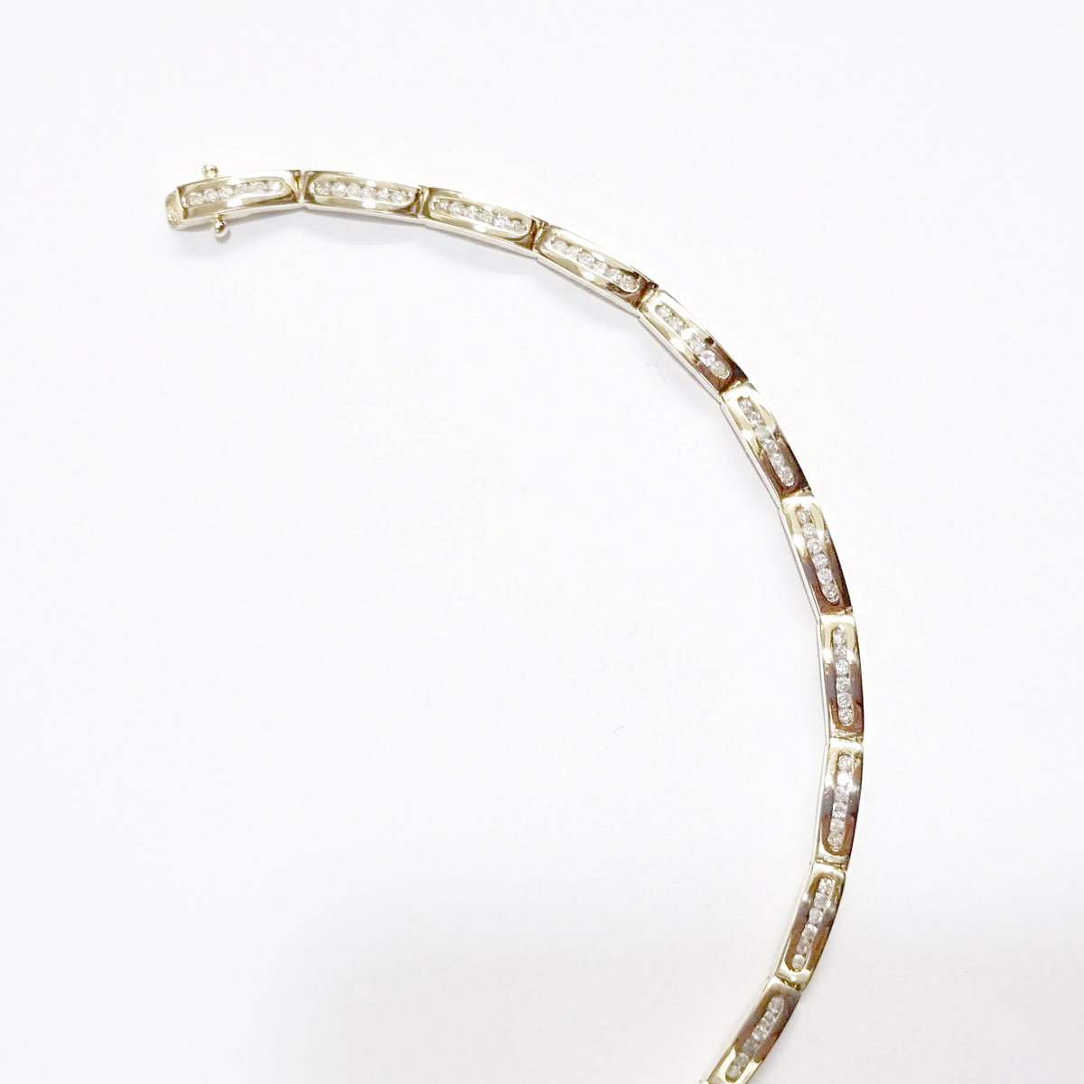 9ct Yellow Gold 0.96ctw Diamond Bracelet