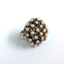 Vintage Cultured Pearl Dome Ring