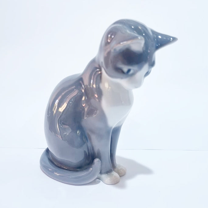 Antique Bing and Grondahl Porcelain Cat Figurine