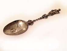 Silver Decorative Spoon, Shepherd Shaped Handle