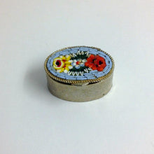 Vintage Italian Micro Mosaic Pill Box