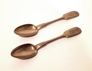 Monogrammed Russian Silver Spoon