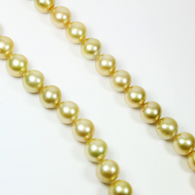 Yellow and Gold South Sea Pearl Necklace