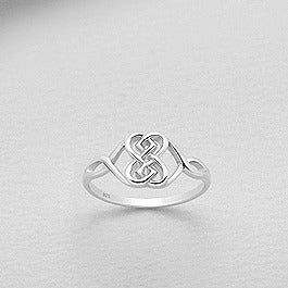 Sterling Silver Celtic Knot Dress Ring
