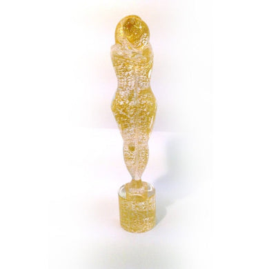 Murano Glass and Gold Foil Dancing Figures