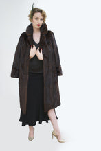 Vintage Rare Black Mink Fur Coat