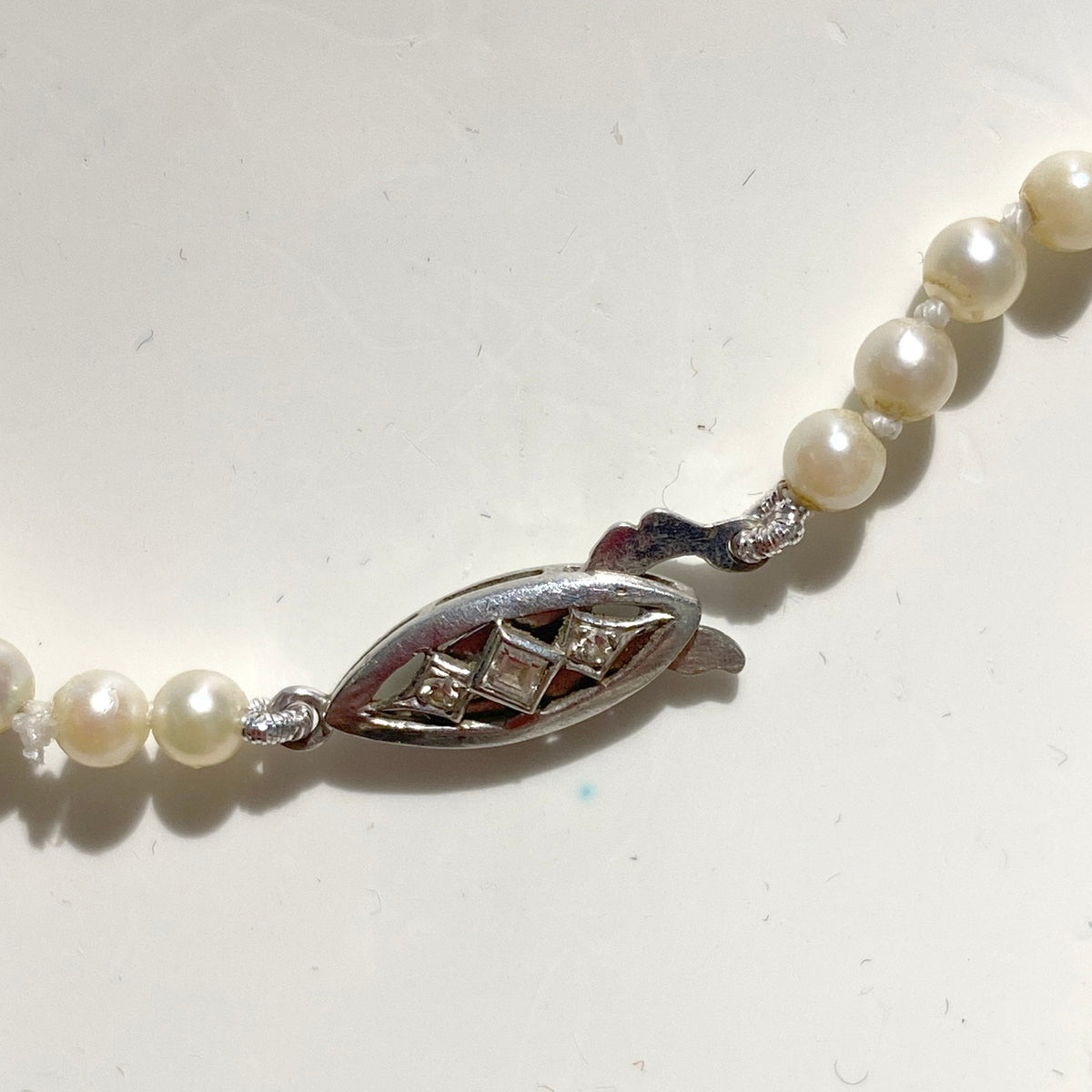 Vintage Graduated Akoya Pearl Necklace