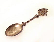 Silver Decorative Spoon, Ship Shaped Handle