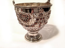 Ornate Silver-Plated Egg Basket