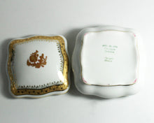 Vintage Limoge White and 22ct Gold Porcelain Jewellery Box