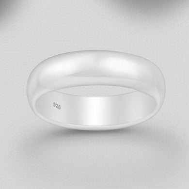 Sterling Silver Luxury Fit Band