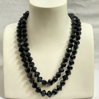 Antique Bakelite Faceted Beaded Necklace