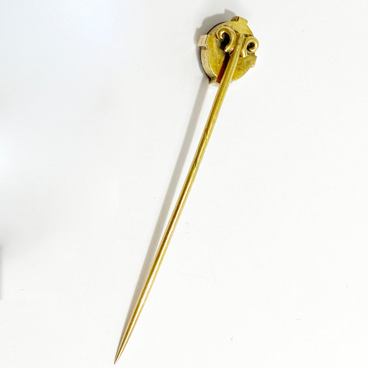 Antique 18ct Yellow Gold Solid Opal Tie Pin