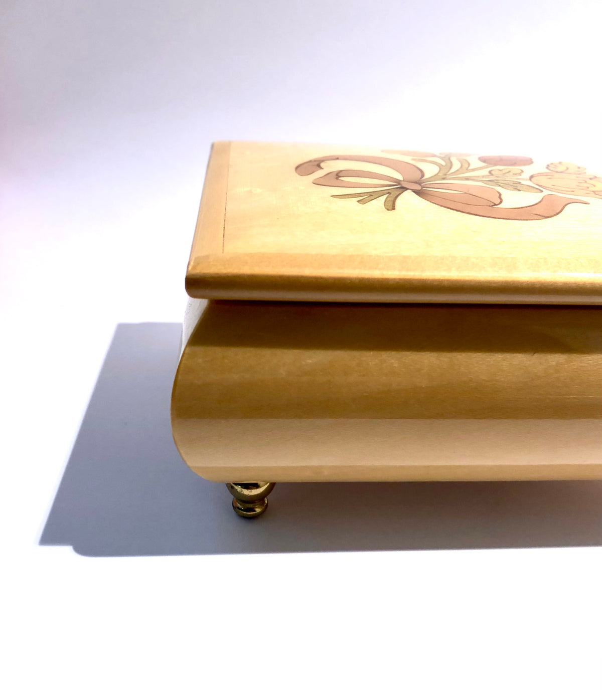 Musical Jewellery Box In Marquetry
