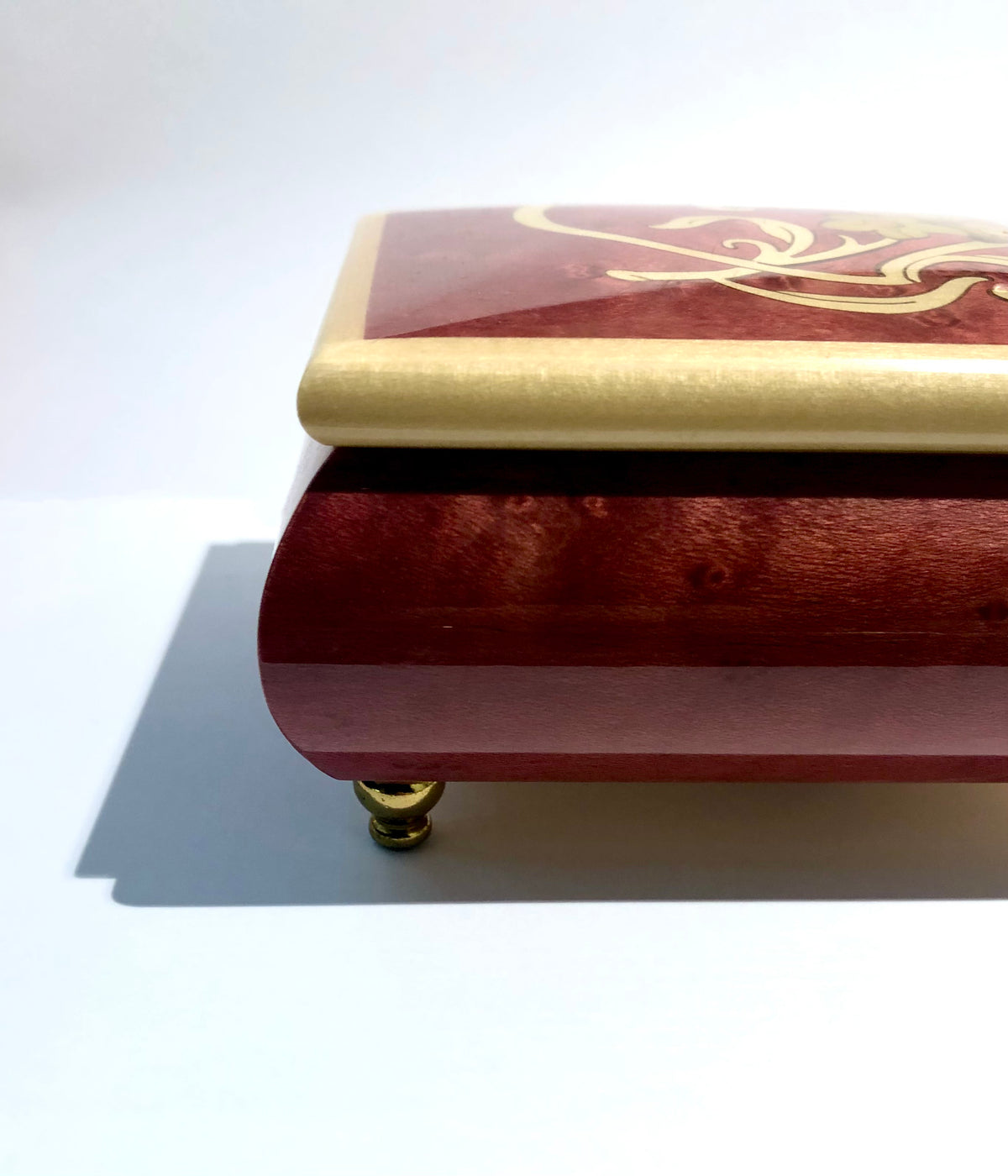Musical Jewellery Box In Marquetry