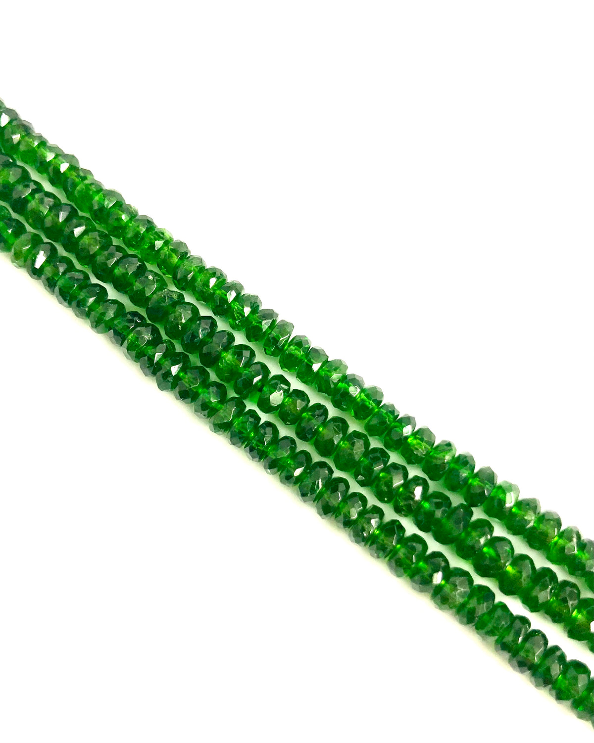 Chrome Green Diopside Beaded Necklace