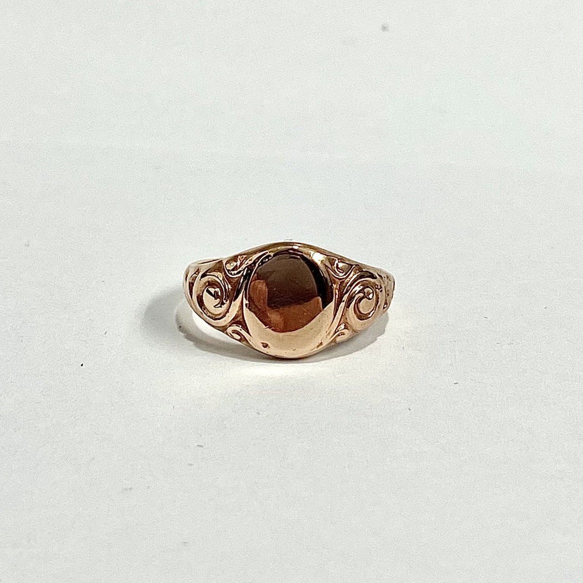 9ct Gold Round Signet Ring