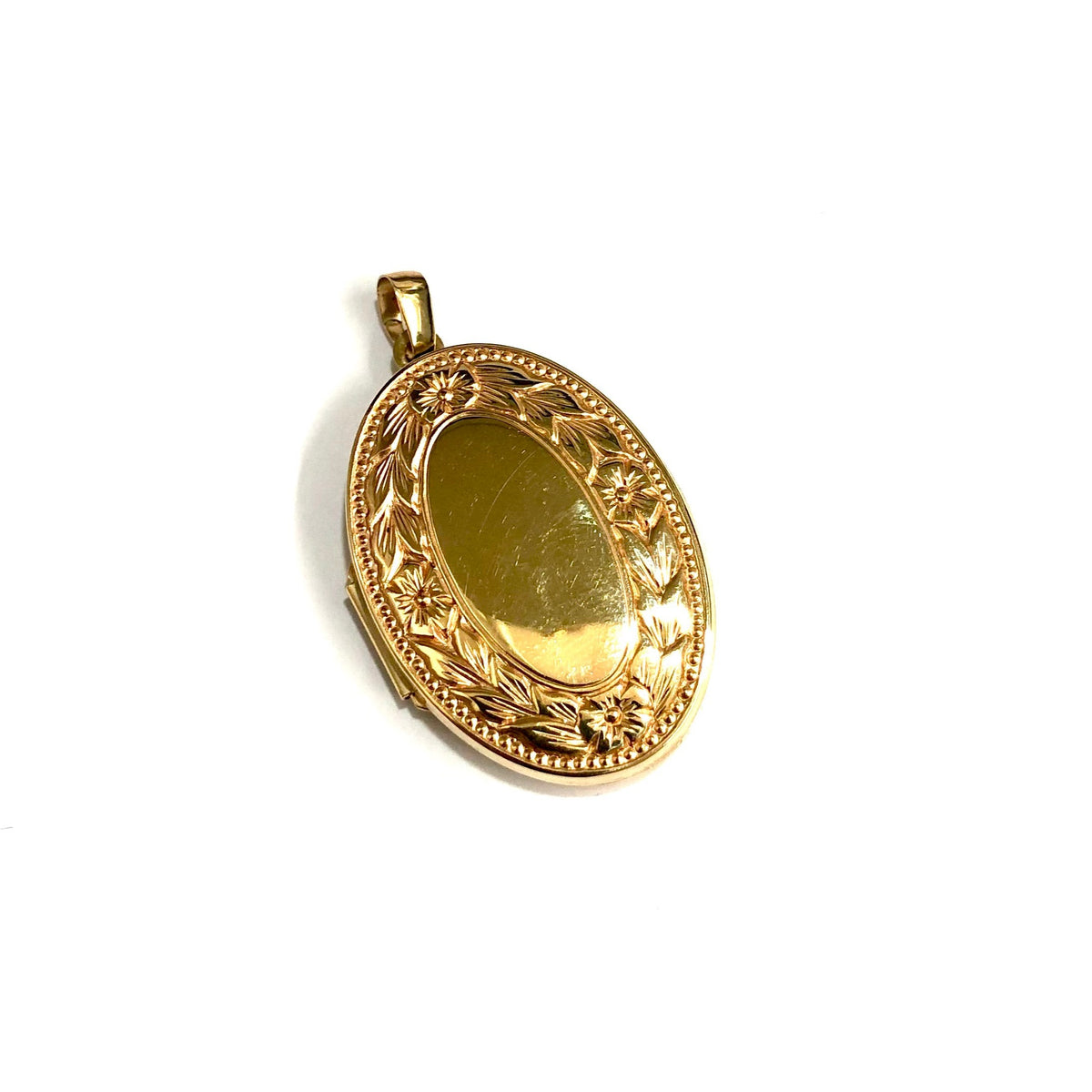 9ct Gold Patterned Locket