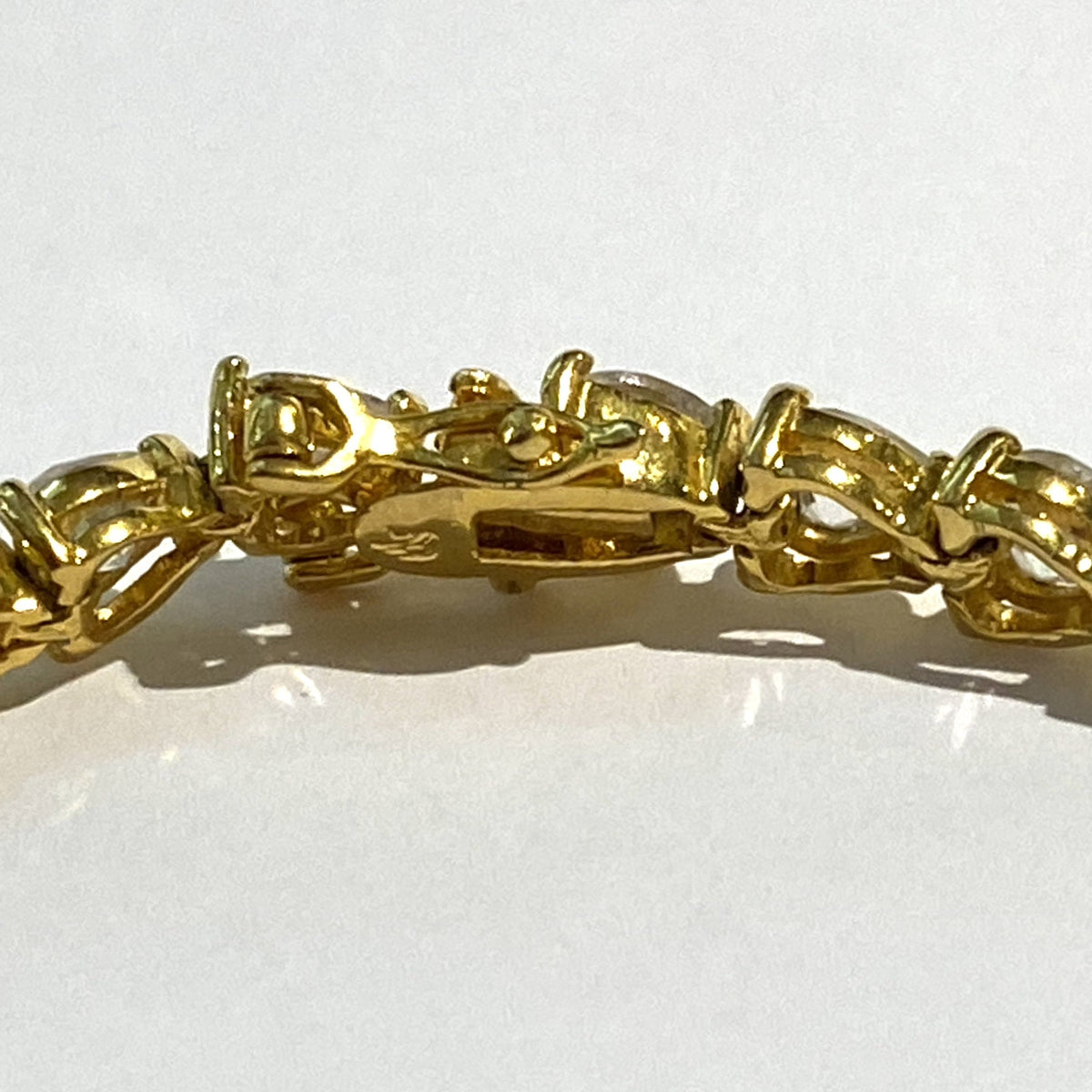 Heart Cut Cubic Zirconia Tennis Bracelet