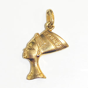 18ct Yellow Gold Nefertiti Pendant
