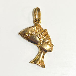 18ct Yellow Gold Nefertiti Pendant