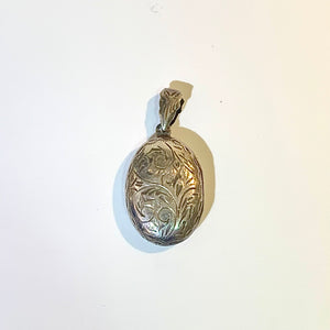 Small Petite Sterling Silver Oval Locket