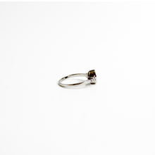 White Gold Australian Sapphire and Diamond Ring