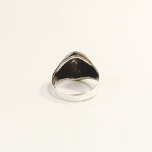 Sterling Silver Gemstone Signet Ring