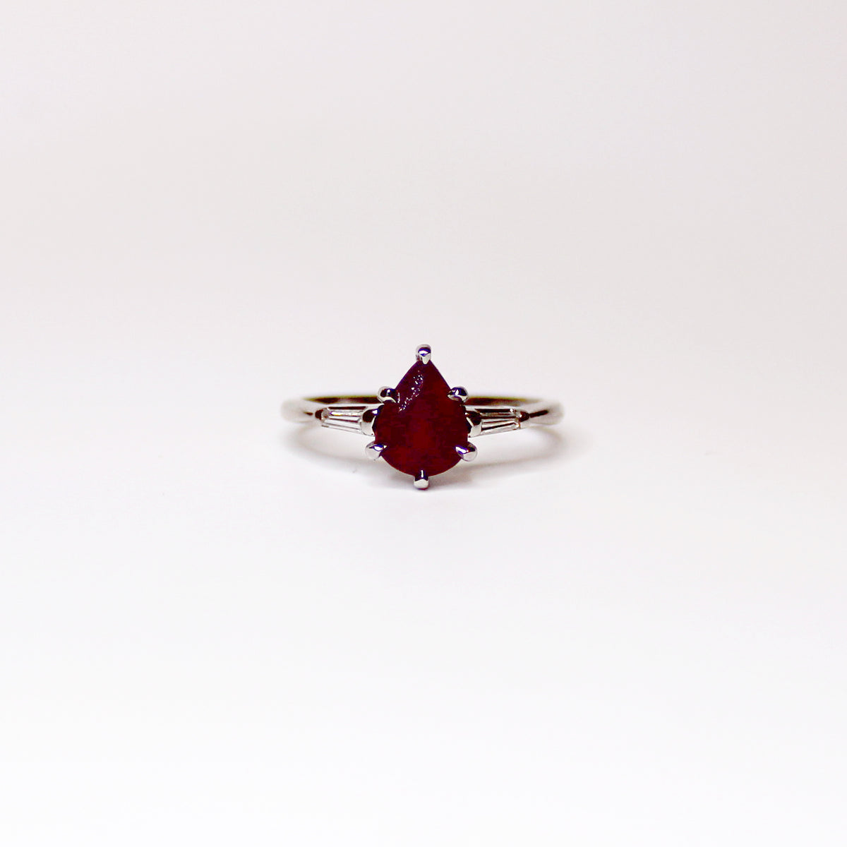 18ct White Gold 1.75ctw Ruby and Diamond Ring