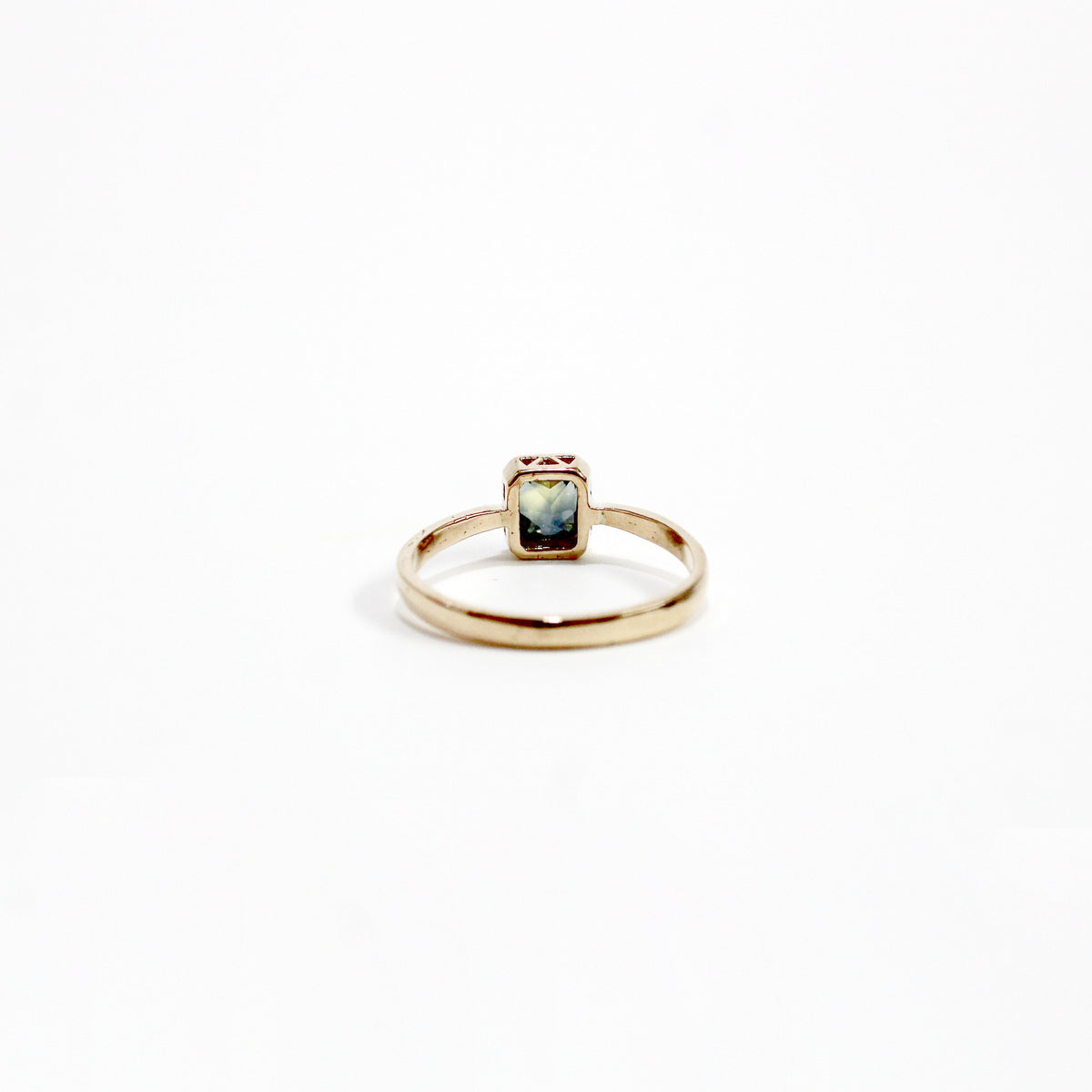 9ct Yellow Gold 1.11ct Parti Sapphire Ring