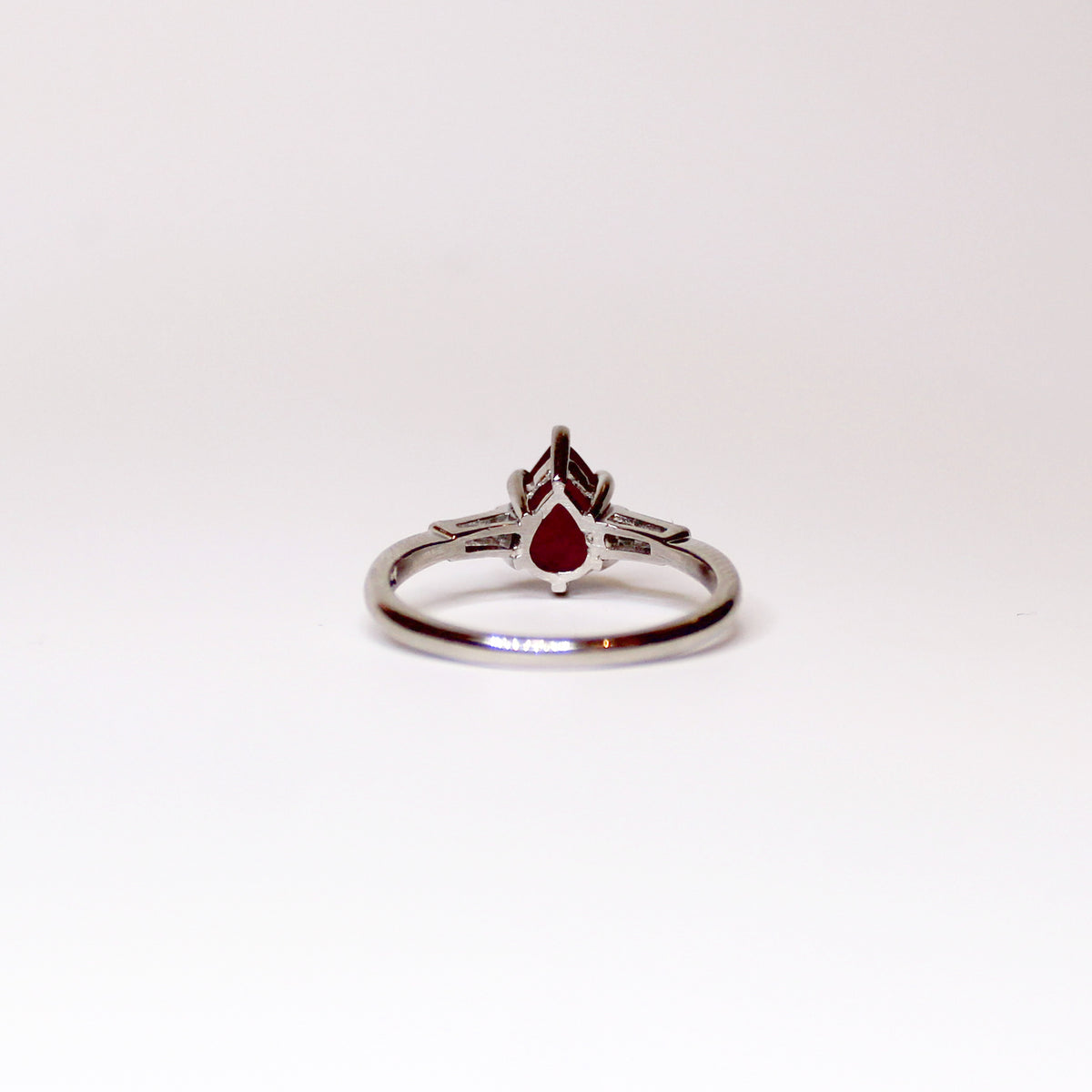 18ct White Gold 1.75ctw Ruby and Diamond Ring