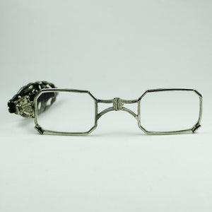 Lovely Vintage Hand Held Marcasite Spectacles