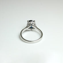 Platinum 2.73ct Australian Sapphire and Diamond Dress Ring