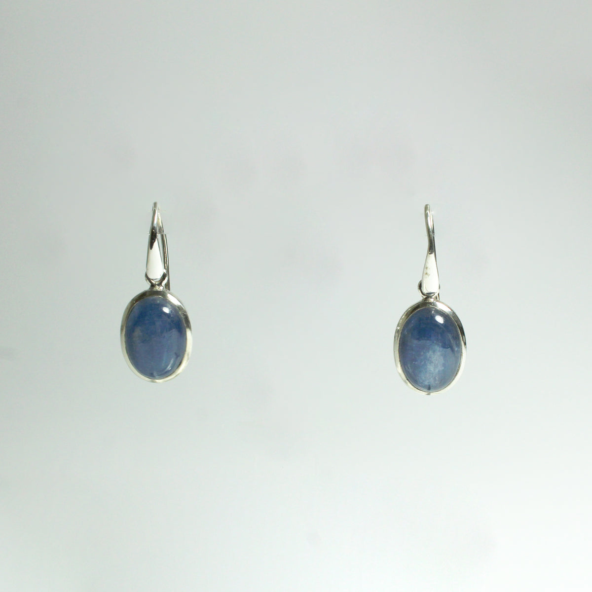 Sterling Silver 6.31ct Kyanite Hook Drop Earrings
