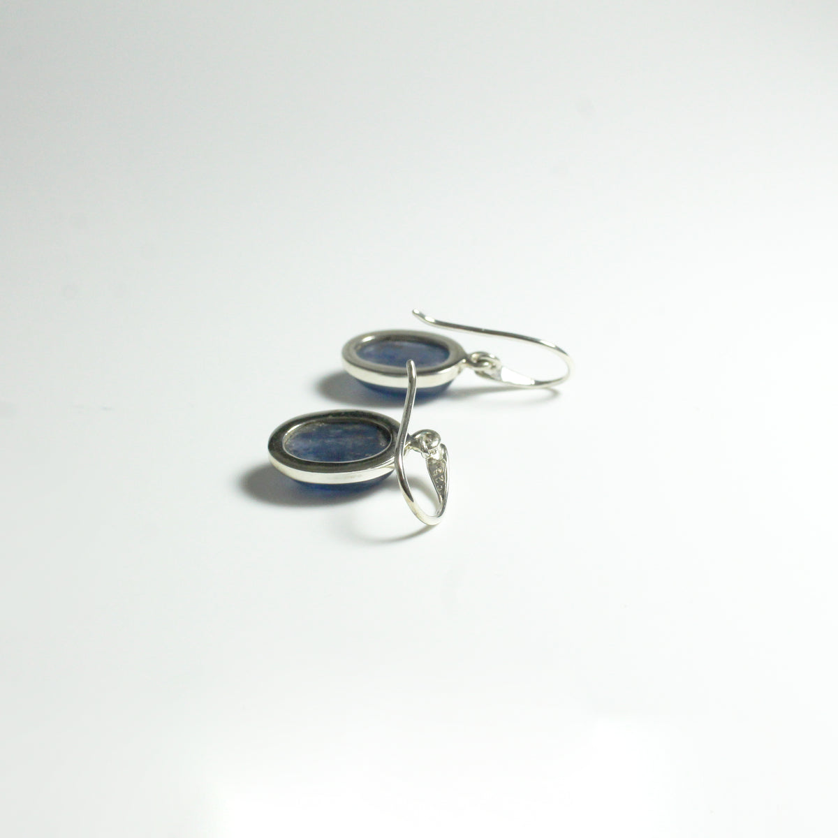 Sterling Silver 6.31ct Kyanite Hook Drop Earrings