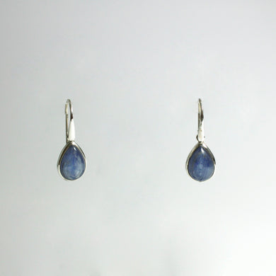 Sterling Silver 4.33ct Kyanite Hook Drop Earrings