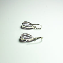 Sterling Silver 5.84ct Amethyst Hook Drop Earrings