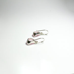 Sterling Silver 4.74ct Morganite Hook Drop Earrings