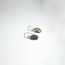 Sterling Silver Smokey Quartz Hook Drop Earrings