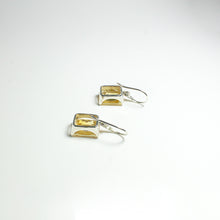 Sterling Silver 7.80ct Citrine Hook Drop Earrings