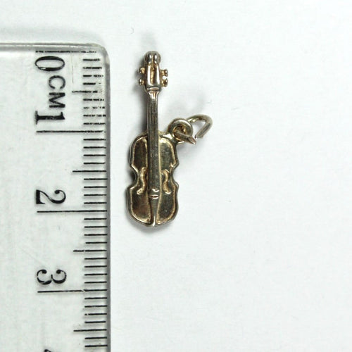 Vintage Sterling Silver Violin Charm