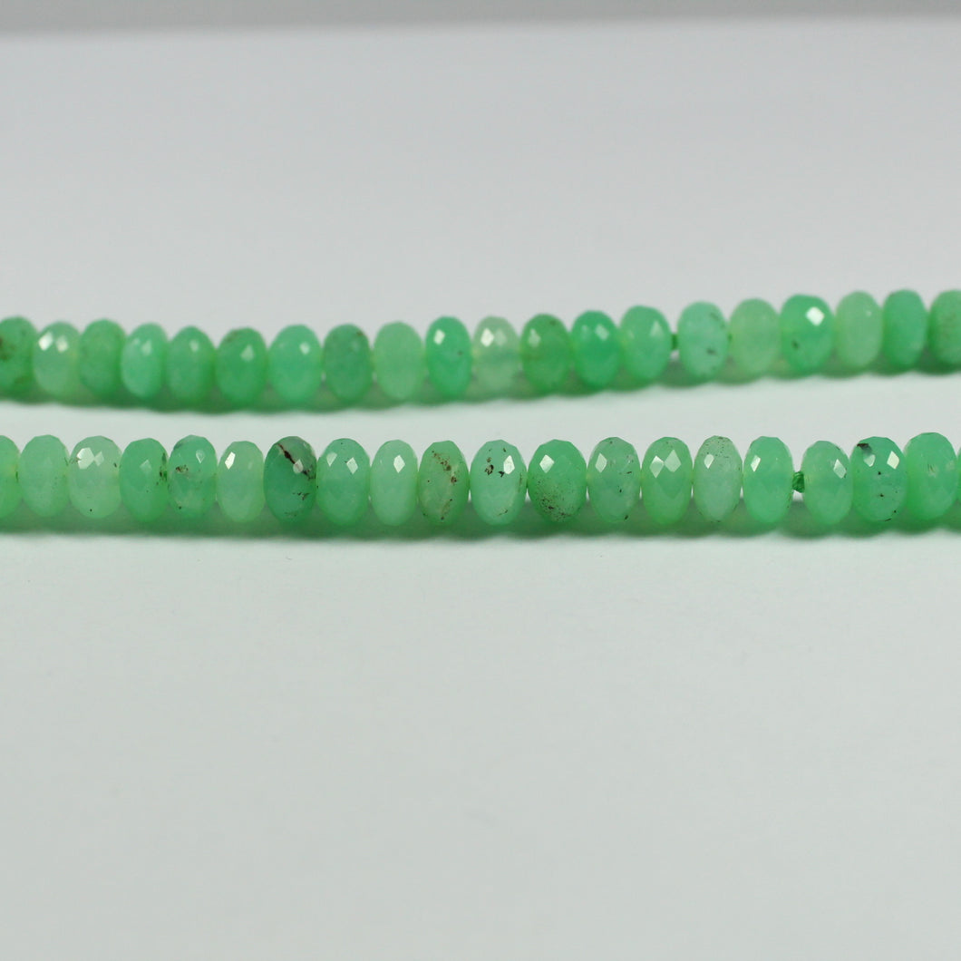 Faceted Chrysoprase Necklace