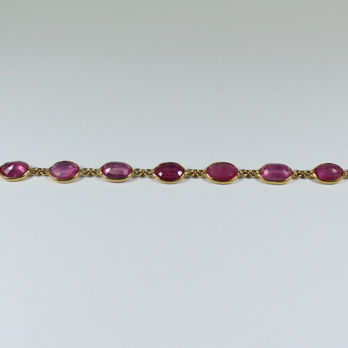 18ct Yellow Gold Ruby Bracelet