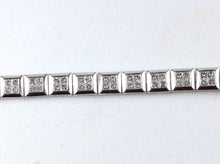 14ct White Gold 5.6ct Diamond Tennis Bracelet
